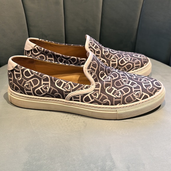 Beautiful Hermes slip ons gently worn a few times main image 4